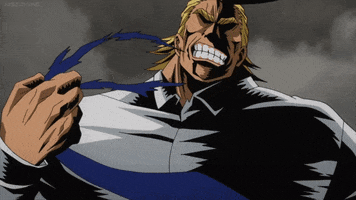 brianjohnson epic boku no hero academia all might i am here GIF