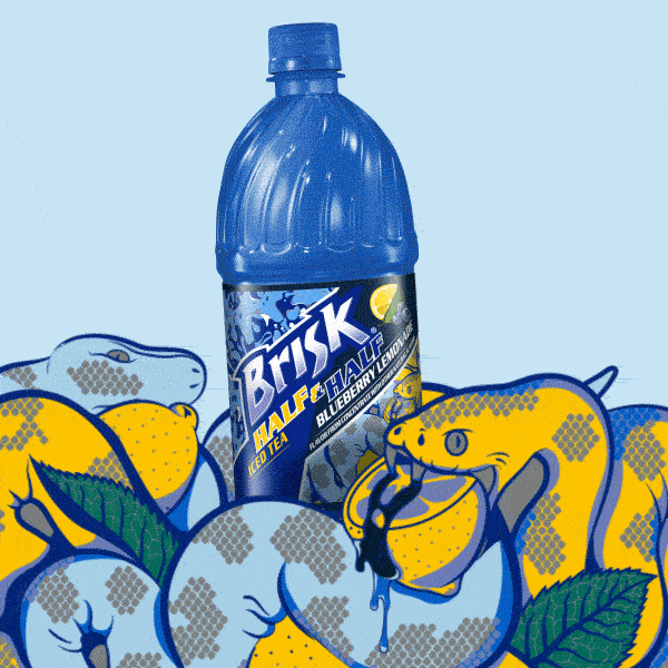 snake lemon GIF by Brisk