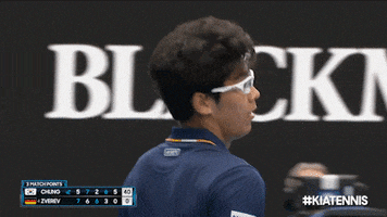 chung hyeon shrug GIF by Australian Open