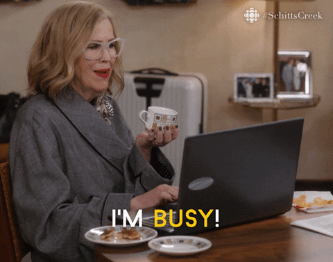 Im Busy Social Media GIF by CBC - Find & Share on GIPHY