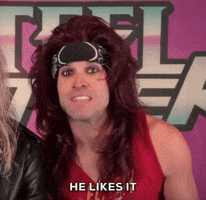 he likes it steel panther GIF