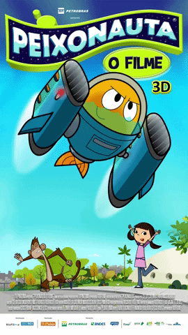 Macaco Peixonauta GIF