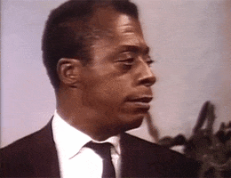 James Baldwin Hard Stare GIF