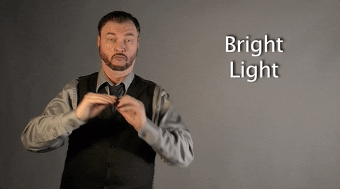 bright light asl GIF by Sign with Robert