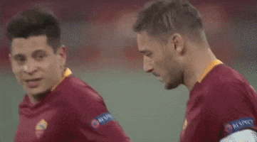 surprised francesco totti GIF by AS Roma