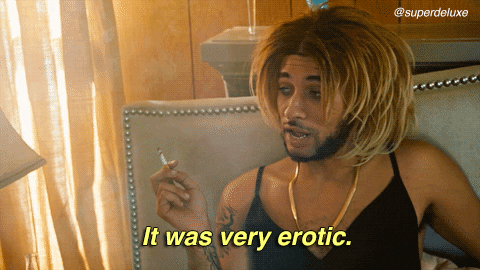 erotic joanne the scammer GIF by Super Deluxe