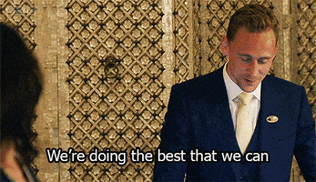 were doing the best that we can GIF by BBC