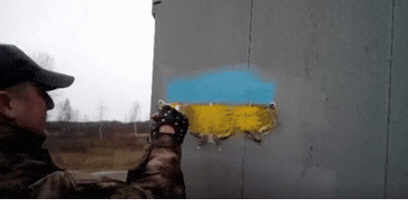 mike-dmytrenko paint truck russia ukraine GIF