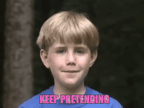 Pretending-life-is-great GIFs - Get the best GIF on GIPHY