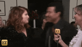lionel richie kiss GIF by Entertainment Tonight