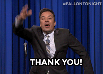 Jimmy Fallon Thank You GIF by The Tonight Show Starring Jimmy Fallon - Find & Share on GIPHY