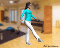 Explore standing calf stretches exercise GIFs