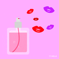 Valentines Day Perfume GIF by MSLK Design