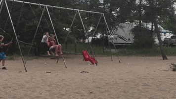 swings fail GIF by America's Funniest Home Videos