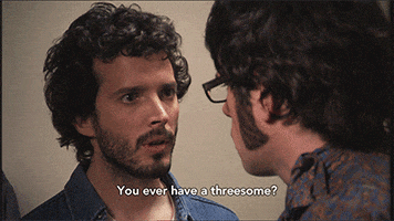 flight of the conchords threesome GIF by HBO