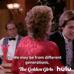 Golden Girls Flirting GIF by HULU - Find & Share on GIPHY