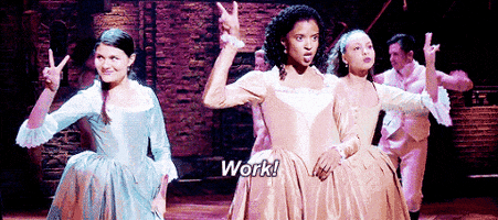 democrats work hamilton do your job schulyer sisters GIF