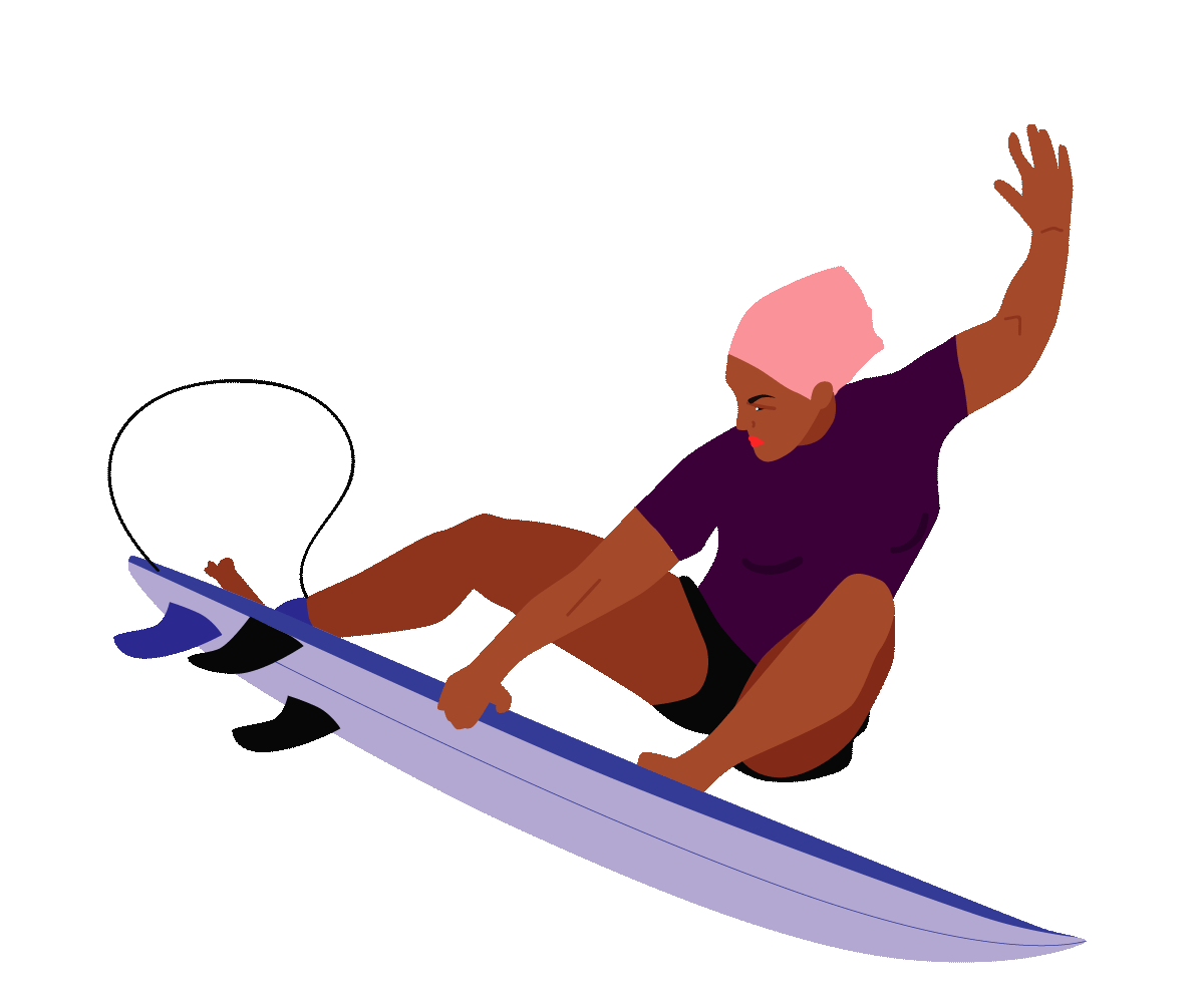 Surf Sticker by Refinery29 for iOS & Android GIPHY