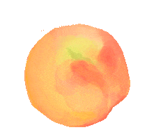 Fruit Peach Sticker by Teekanne