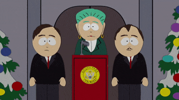 press conference mayor mcdaniels GIF by South Park 