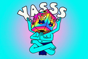 Yas Yes GIF by GIPHY Studios Originals