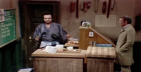 John Belushi Sword GIF by Saturday Night Live - Find & Share on GIPHY