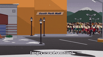 black friday mall GIF by South Park 