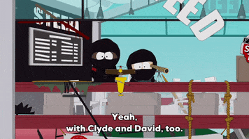 ninjas swinging GIF by South Park 