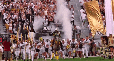 ucf football charge on GIF by UCF Knights