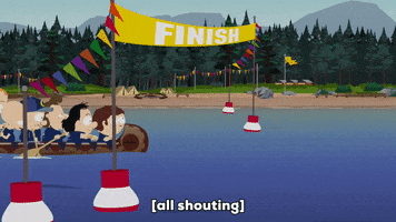 race shouting GIF by South Park 