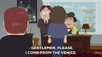 artist talking GIF by South Park 