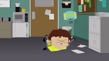 trash can office GIF by South Park 