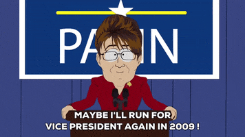 sarah palin run GIF by South Park