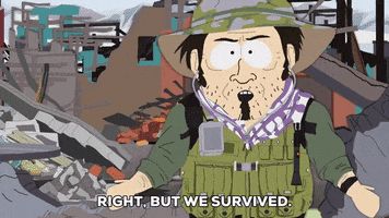 soldier exclaiming GIF by South Park 