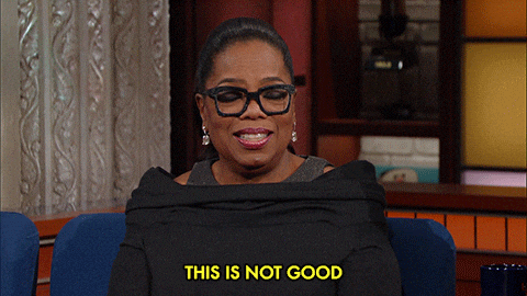 Oprah giving feedback