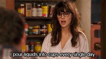 cwlkr liquid new girl cups jessica day GIF