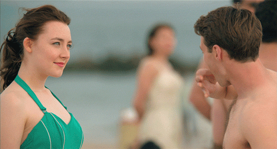 saoirse ronan flirting GIF by foxsearchlight