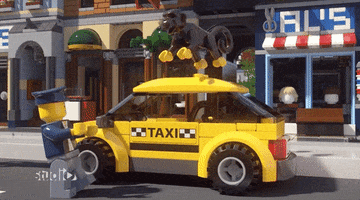 lego city taxi GIF by LEGO