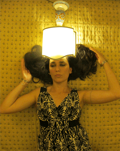 gwencharles lamp lampara lampshade lampshade hat GIF