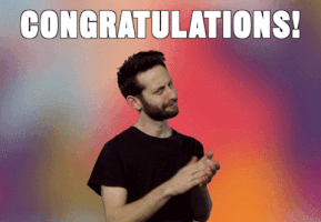 Congratulations Applause GIF by Diet Cig