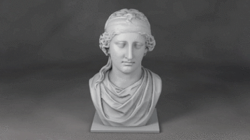 saraprocter c4d poly aphrodite polying around GIF