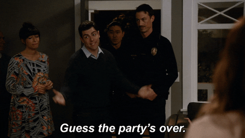 Max Greenfield Party GIF by New Girl - Find & Share on GIPHY