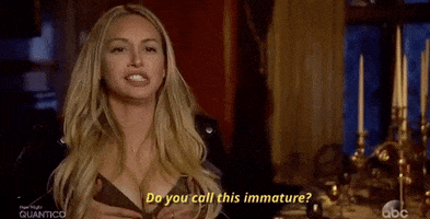 do you call this immature episode 4 GIF by The Bachelor