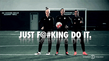 just fucking do it the daily show GIF by The Daily Show with Trevor Noah