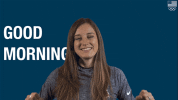 good morning katherine reutter-adamek GIF by Team USA
