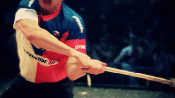 rbi baseball swing bat chop GIF