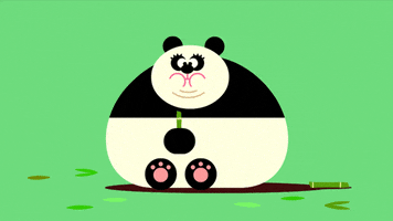 confused panda GIF by Hey Duggee