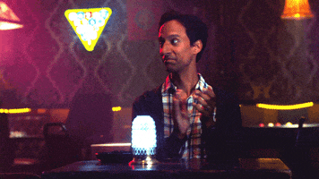 Danny Pudi Clap GIF by The Guest Book