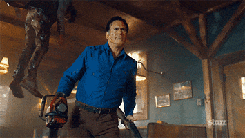 come at me bruce campbell GIF by Ash vs Evil Dead