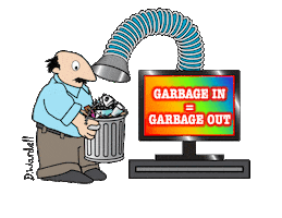 dwardell gigo garbage in garbage out Sticker